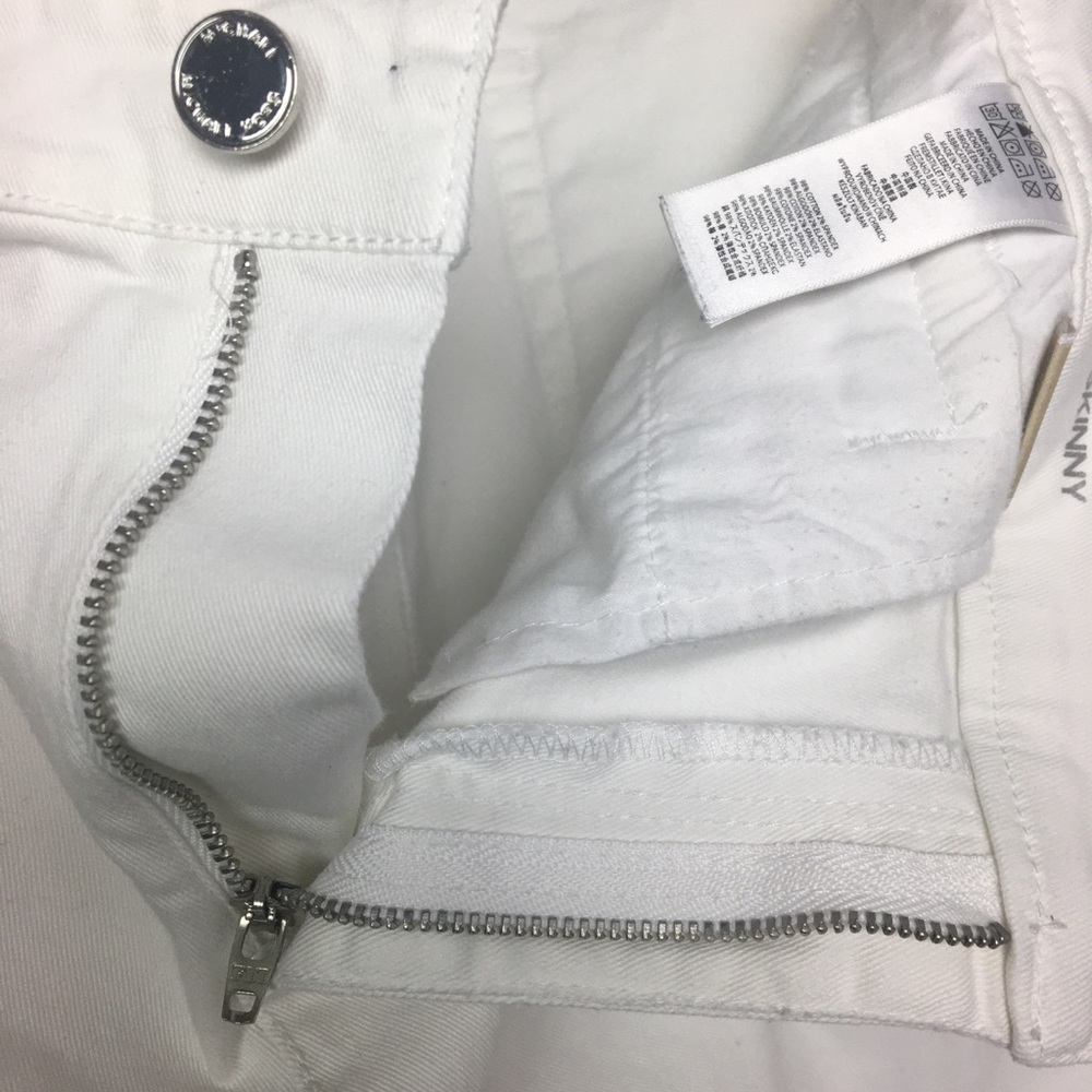 🛍SOLD🛍Michael Kors Skinny Jeans Izzy White Sz 20 - Picture 6 of 8